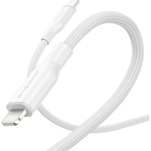 PanzerGlass USB-C/Lightning napájecí kabel 60W 1,2m bílý - Kabely a redukce - Obrázek P73J000K01