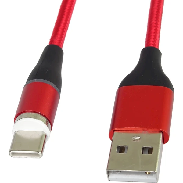 PremiumCord 2v1 napájecí kabel 1m červený - Kabely a redukce - Obrázek P73S000K01