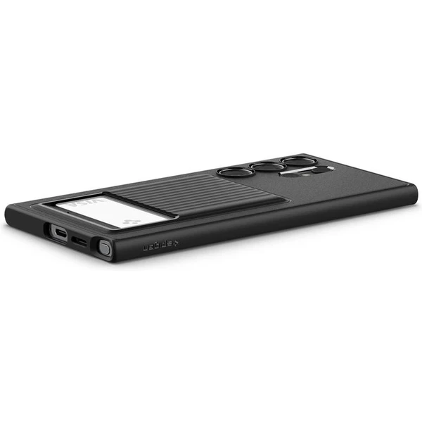 Spigen Liquid Slot kryt Samsung Galaxy S24 Ultra matně černý - Pouzdra - Obrázek P763000N01