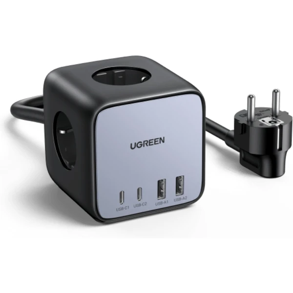 UGREEN DigiNest Cube 65W nabíjecí kostka s GaN - Zásuvky - Obrázek P790000N01