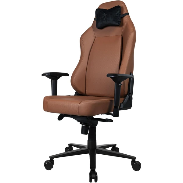 AROZZI PRIMO PREMIUM LEATHER herní židle hnědá - Židle - Obrázek P7C6000K01