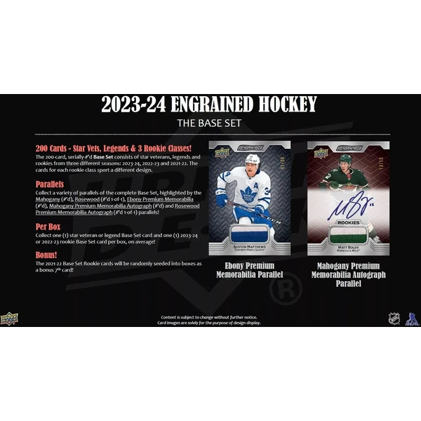 Hokejové karty 2023-24 Upper Deck Engrained Hockey Hobby Box - Hokejové karty - Obrázek P7IB000N01