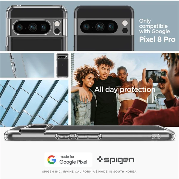 Spigen Ultra Hybrid kryt pro Google Pixel 8 Pro Čirá - Pouzdra - Obrázek P7SA000601