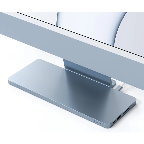 Satechi USB-C dokovací stanice pro Apple iMac 24" modrá - Dokovací stanice - Obrázek P7XXF00101