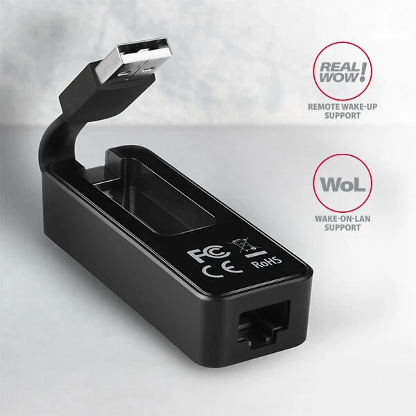 AXAGON ADEXR USB 2.0 externí Fast Ethernet adaptér auto install - Síťové adaptéry - Obrázek P83V000501