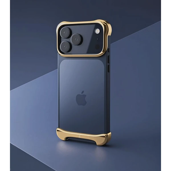 Arc Pulse hliníkový ochranný rám iPhone 17 Pro Max zlatý - Pouzdra - Obrázek P8DJ000K01