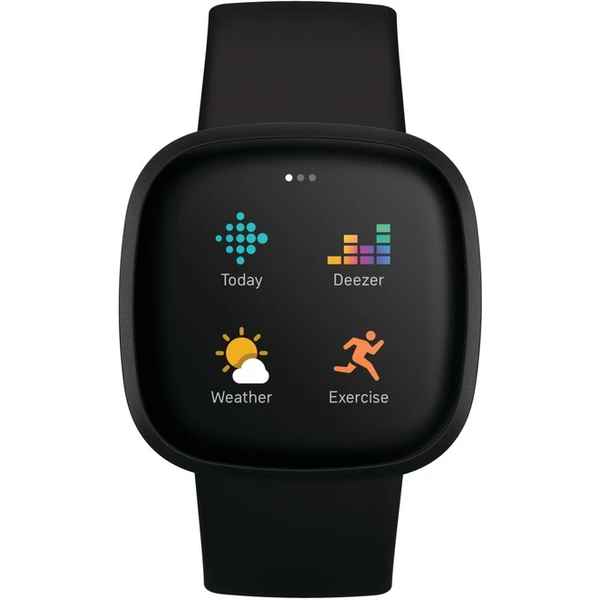 Fitbit Versa 3 Black/Black Aluminum - Chytré hodinky - Obrázek P8Q6500301