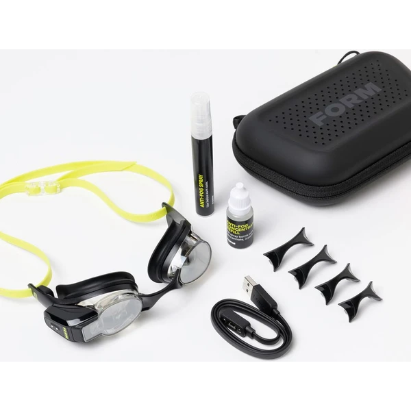 FORM Smart Swim 2 PRO chytré plavecké brýle černé/žluté - Brýle - Obrázek P98M000K01