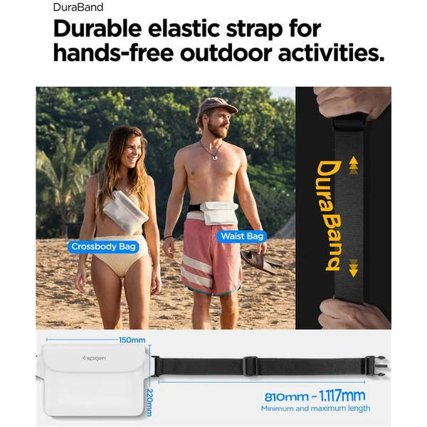 Spigen Aqua Shield WaterProof Waist Bag A620 2 Pack bílý - Pouzdra - Obrázek P9N5000701