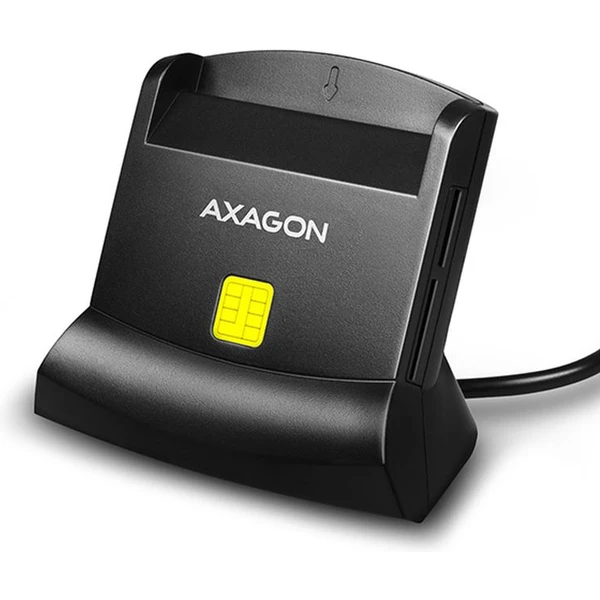 AXAGON CRESM2 USB externí čtečka 4slot Smart card/ID card + SD/microSD/SIM - Čtečky paměťových karet - Hlavní obrázek