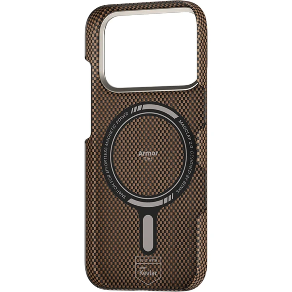 Benks ArmorTint Kevlar MagSafe kryt iPhone 17 Pro DawnLight Gold - Pouzdra - Obrázek PACK000K01