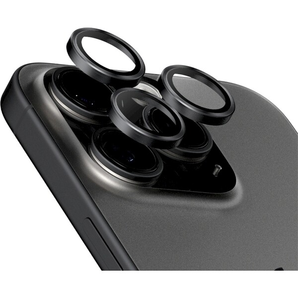 PanzerGlass HoOps ochranné kroužky Apple iPhone 16 Pro/16 Pro Max/15 Pro/15 Pro Max - černý titan