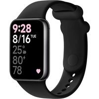 FIXED silikonový řemínek Xiaomi Smart Band 8 Pro černý - Řemínky