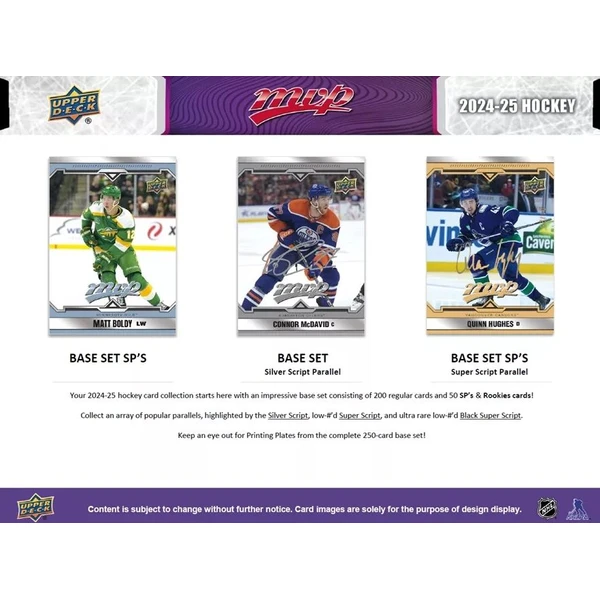 Hokejové karty 2024-25 Upper Deck MVP Hockey Hobby balíček - Hokejové karty - Obrázek PAM7000J01