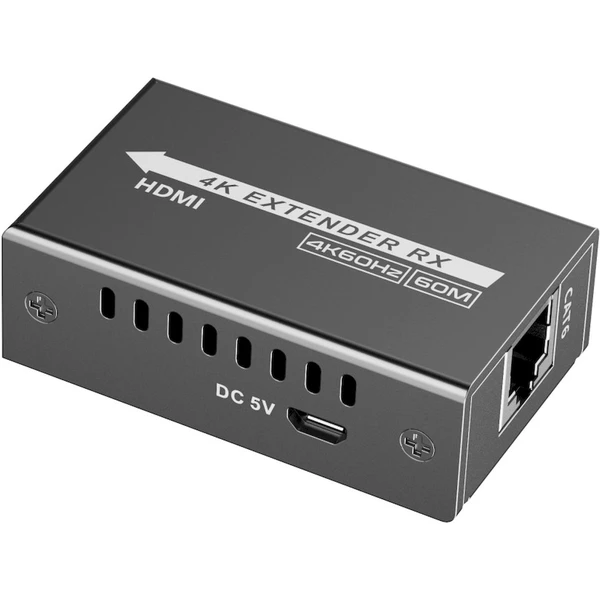 PremiumCord USB-C na HDMI extender přes patch kabel Cat5e/6/6a 4K@60Hz na 60m - Ostatní - Obrázek PAPF000K01