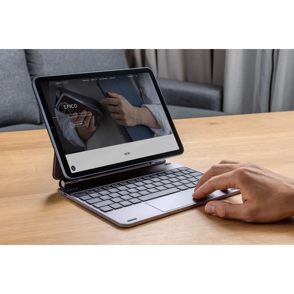 Epico hliníkové pouzdro s klávesnicí pro Apple iPad Pro 11" (M4) - slovenština - Pouzdra s klávesnicí - Obrázek PATI000K01