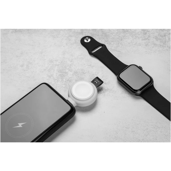 FIXED Orb magnetický nabíjecí adaptér pro Apple Watch s podporou rychlonabíjení, MFI certifikace bíl - Nabíječky - Obrázek PAV4000601