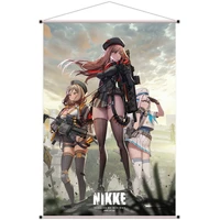 Plátěný plakát Goddess of Victory: Nikke - Rapi, Anis, Neon 60 x 90 cm - Plakáty