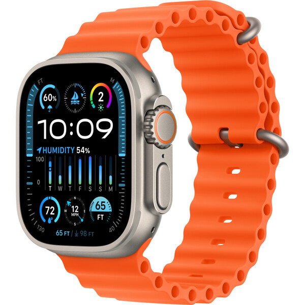 Apple Watch 44/45/49 mm oranžové prodloužení Oceánského řemínku MT663ZM/A