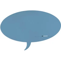Rocada Skin Shape Talk 6441-5024 magnetická tabule pastelová modrá RAL 5024 - Magnetické tabule