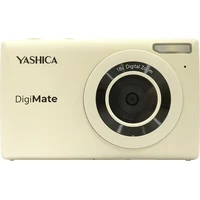 YASHICA DigiMate digitální fotoaparát krémový - Fotoaparáty