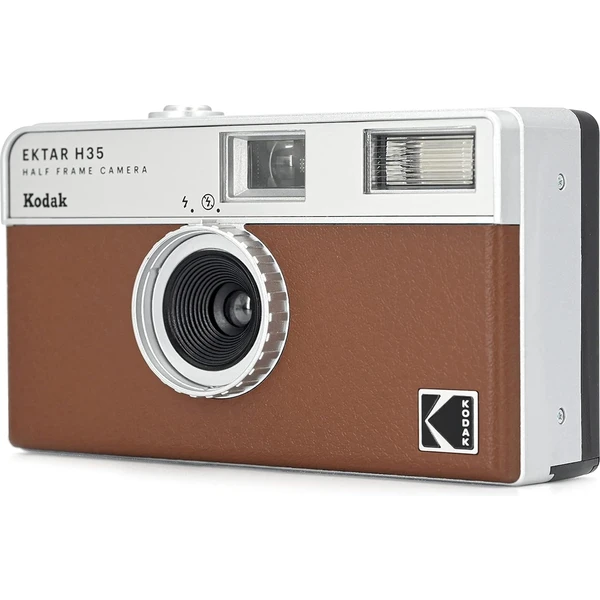 Kodak EKTAR H35 Half Frame fotoaparát hnědý - Fotoaparáty - Obrázek PBO0000L01