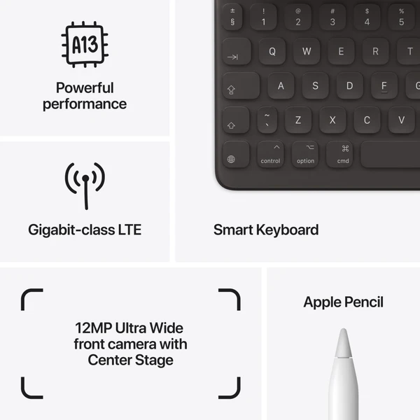Apple iPad 10,2" 256GB Wi-Fi + Cellular vesmírně šedý (2021) - Tablety - Obrázek PBQKF00101