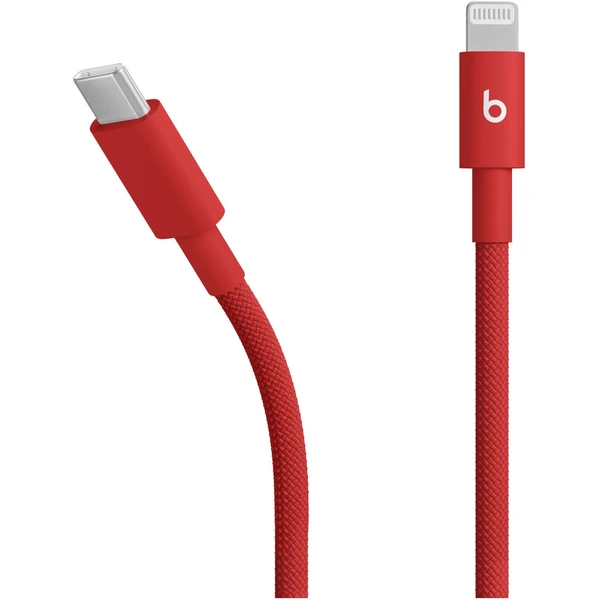 Apple Beats USB-C/Lightning napájecí kabel 1,5m jasně červený - Kabely a redukce - Obrázek PBRF000N01