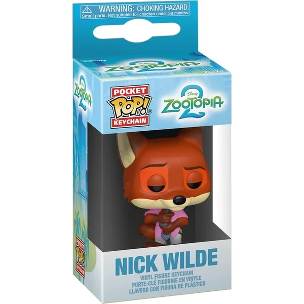 Funko POP Keychain: Zootopia 2 - Nick Wilde - Funko POP! - Obrázek PBYM000K01