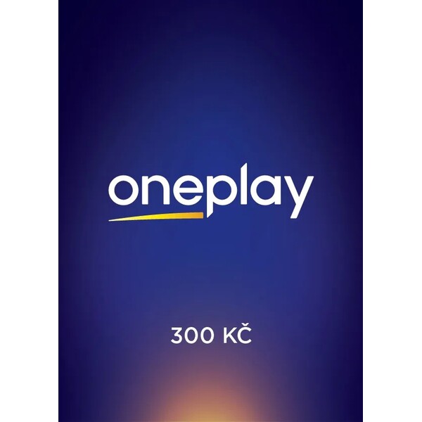 Předplacená digitální karta TV Nova - Oneplay 300 Kč