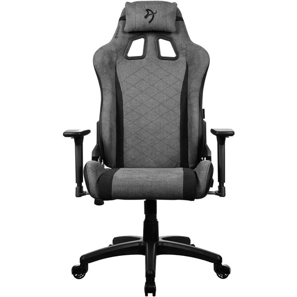 AROZZI AVANTI Soft Fabric herní židle šedá Šedá
