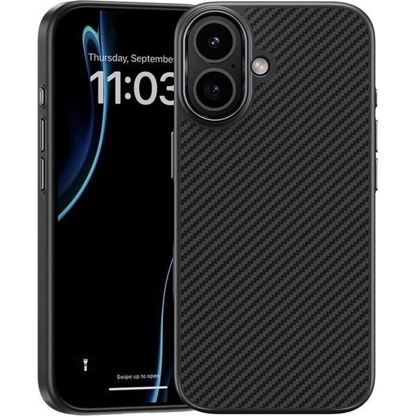 Benks ArmorPro 600D Kevlar MagSafe kryt iPhone 17 Black