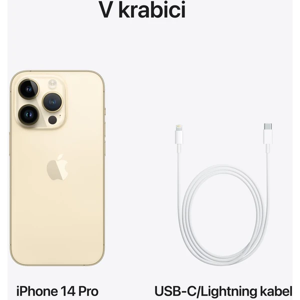 Apple iPhone 14 Pro 512GB zlatý (Kategorie B) - Mobilní telefony - Obrázek PDLG300401