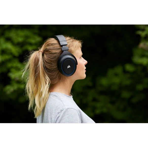 CORSAIR herní headset HS50 PRO Stereo Blue - Sluchátka - Obrázek PDRTF00101
