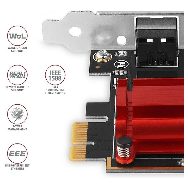 AXAGON PCEE-G25 2.5 gigabit síťová karta - Síťové karty - Obrázek PDS6000701