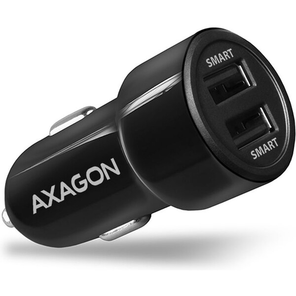 AXAGON PWC5V5 SMART nabíječka do auta 2x port 5V2.4A + 2.4A 24W