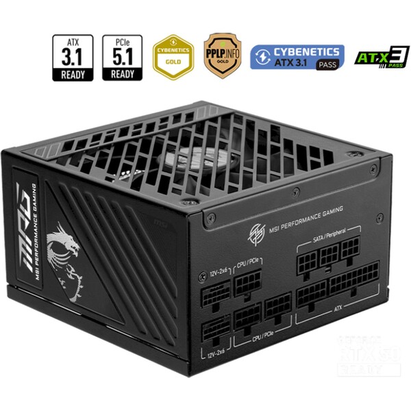 MSI MPG A1250GS PCIE5 Černá