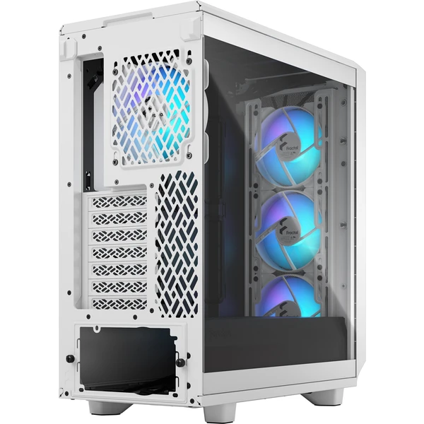 Fractal Design Meshify 2 Compact RGB TG skříň bílá - Počítačové skříně - Obrázek PF84000601