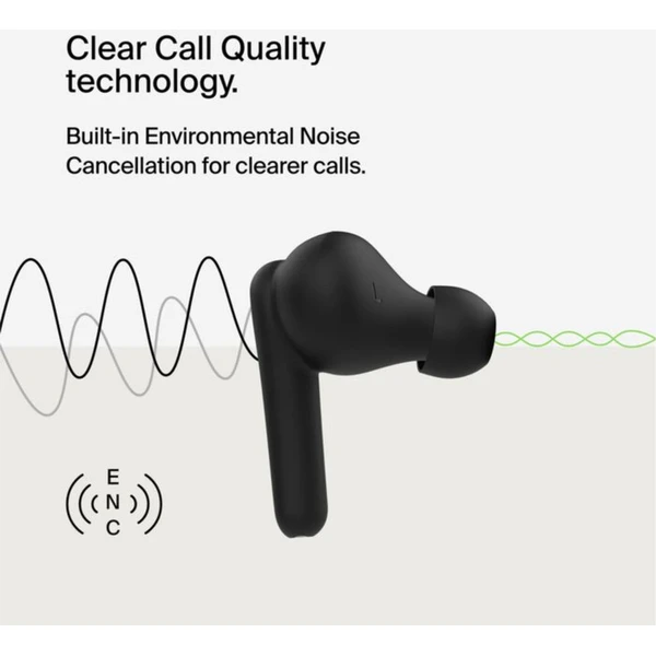 Belkin SOUNDFORM™ Rhythm bezdrátová sluchátka černá - Sluchátka - Obrázek PFCF000O01