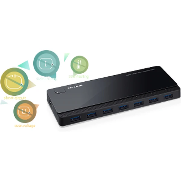 TP-Link UH700 HUB 7v1, černý - USB huby - Obrázek PFGFF00101