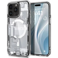 Spigen Ultra Hybrid MagFit kryt iPhone 15 Pro zero one bílý - Pouzdra