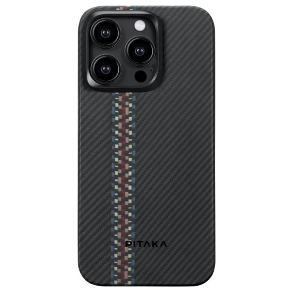 Pitaka Fusion Weaving MagEZ 4 600D iPhone 15 Pro rhapsody - Pouzdra - Obrázek PHL9000601