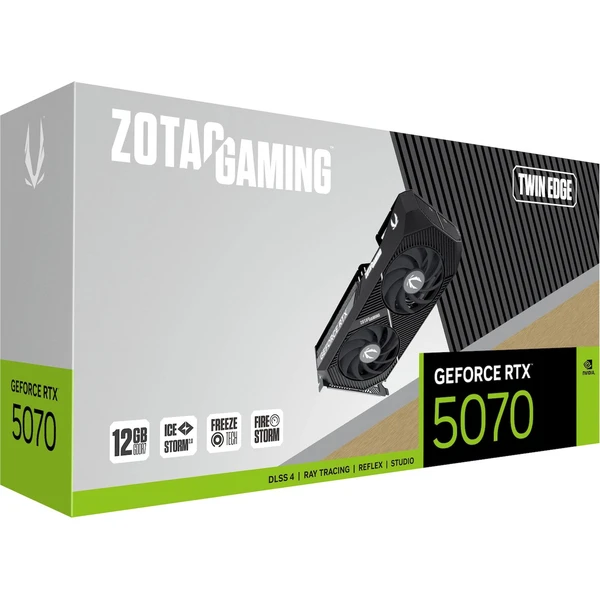 ZOTAC NVIDIA GeForce RTX 5070 Twin Edge (Další) - Grafické karty - Obrázek PHLI000K01