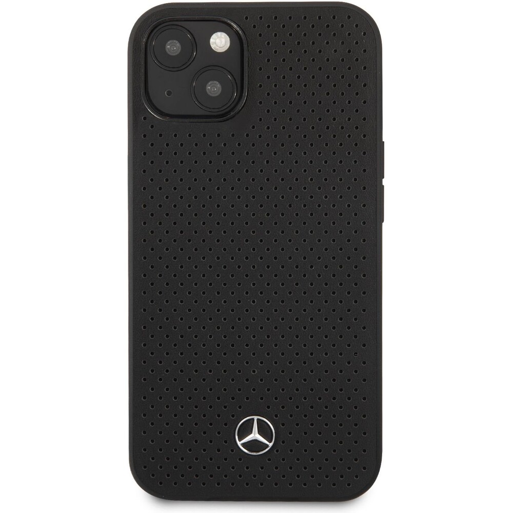 Mercedes Genuine Leather Hard Case iPhone 13 Mini černé