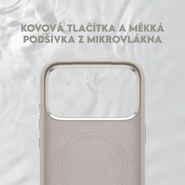 PanzerGlass® CARE Flow kryt s MagSafe Apple iPhone 17 Vanilla - Pouzdra - Obrázek PIDH000K01