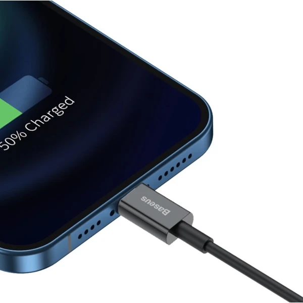Baseus Superior USB-A/Lightning napájecí kabel 1m černý - Kabely a redukce - Obrázek PIPIF00101