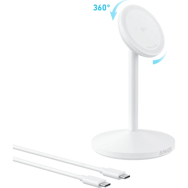 Anker MagGo A25X1 MagSafe nabíječka (15W) bílá - Nabíječky - Obrázek PJ9R000K01