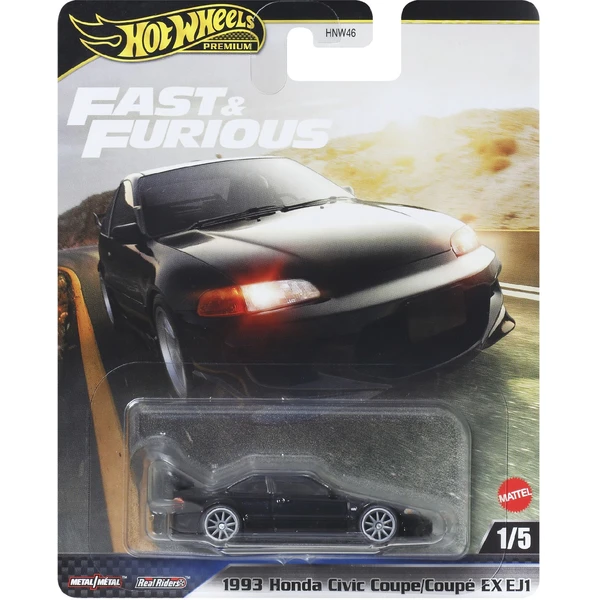 Mattel Hot Wheels Premium Fast & Furious (více druhů) - Hračky - Obrázek PJPF000K01