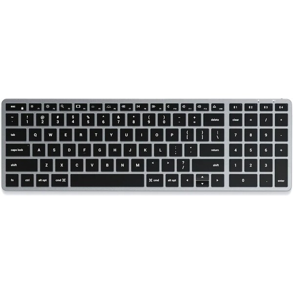 Satechi Slim X2 Bluetooth Backlit Keyboard ST-BTSX2M Vesmírně šedá