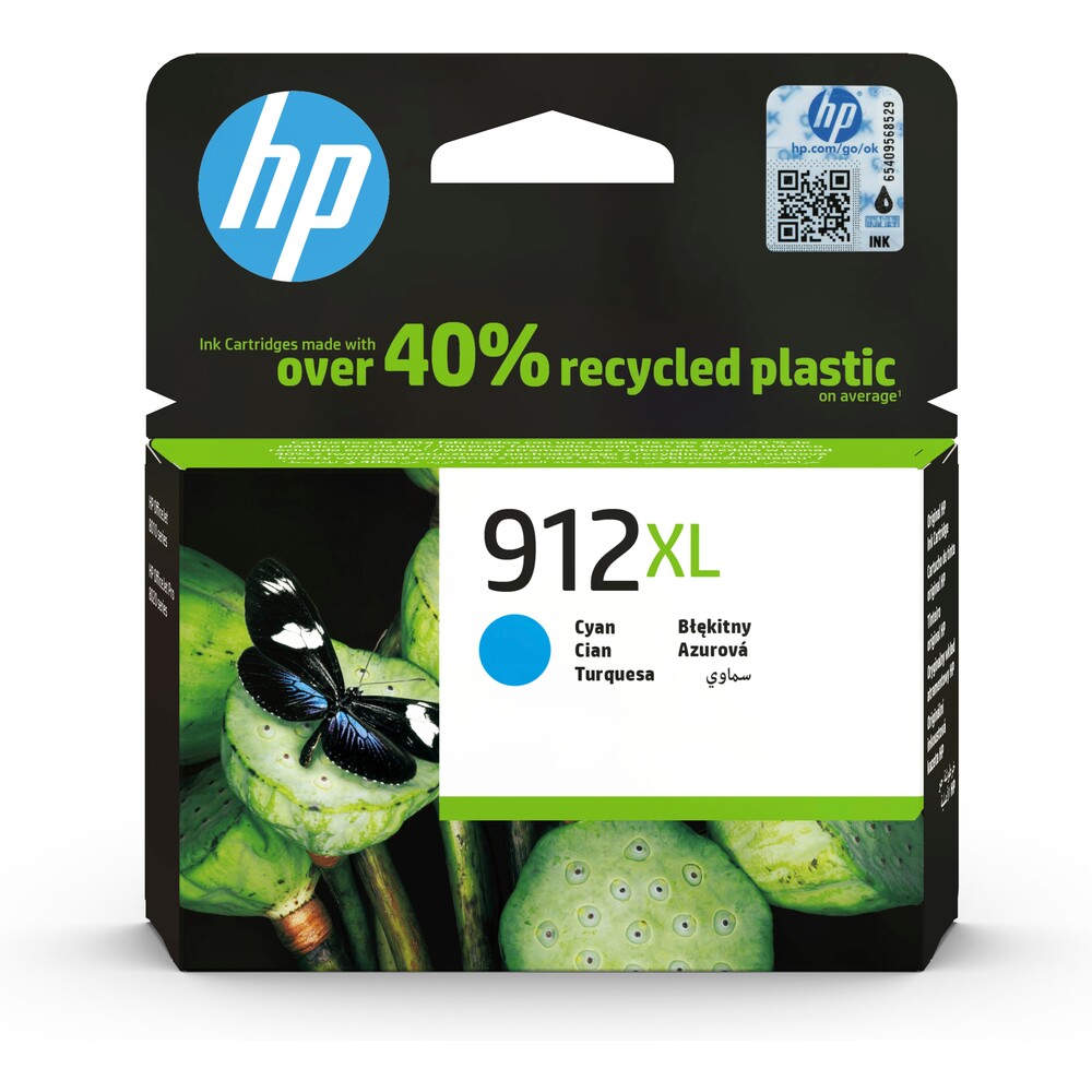 HP 912XL inkoustová cartridge azurová